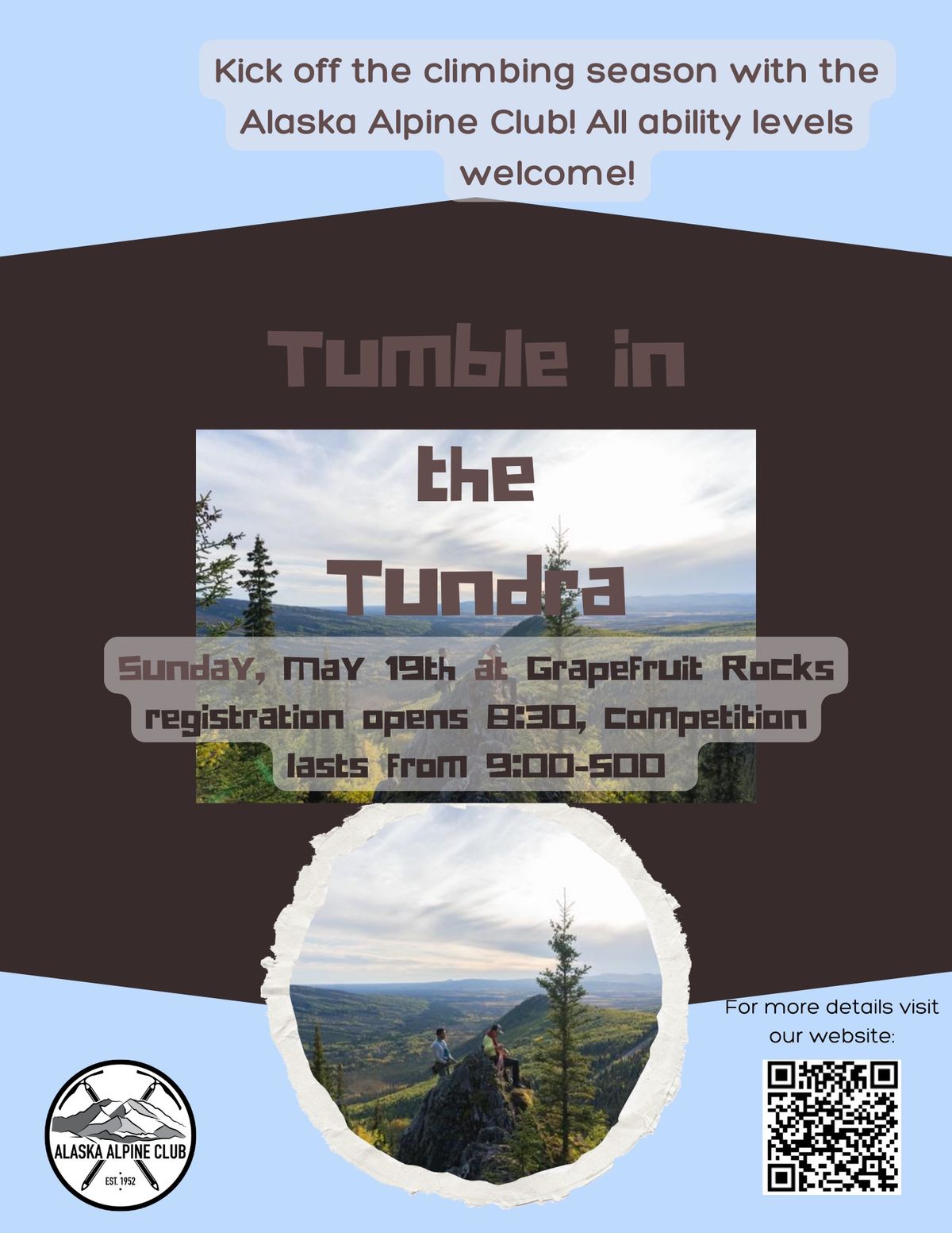 Tumble in the Tundra climbing competition