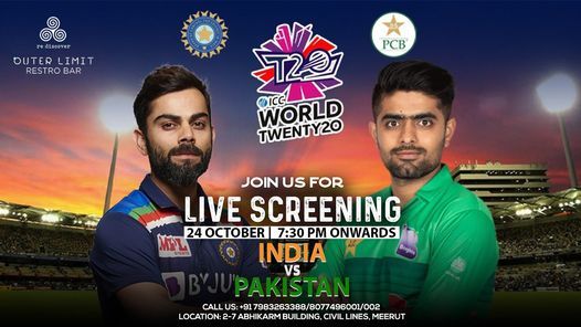 India v\/s Pakistan Live Screening