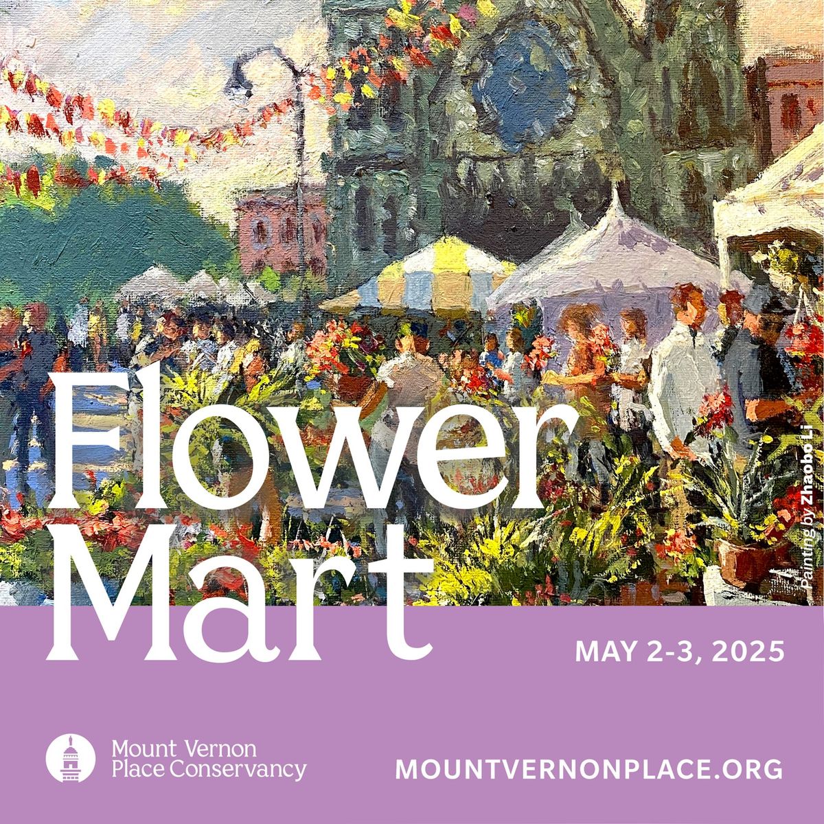 Flower Mart at Mount Vernon Place