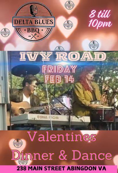 Valentine's Dinner & Dancing with Ivy Road at Delta Blues Abingdon