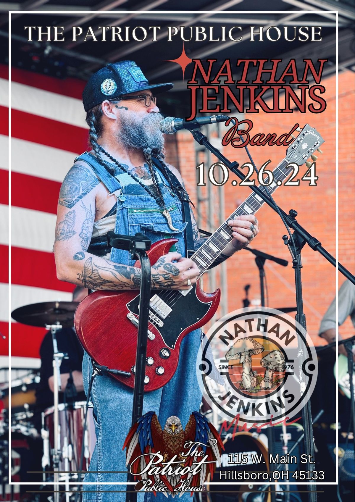 The Patriot Public House presents The Nathan Jenkins Band