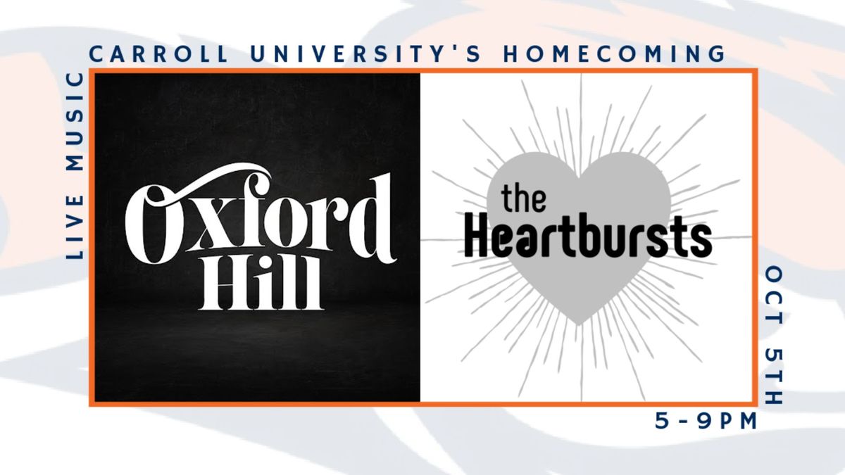 The Heartbursts & Oxford Hill at Carroll University's Homecoming & Reunion Weekend