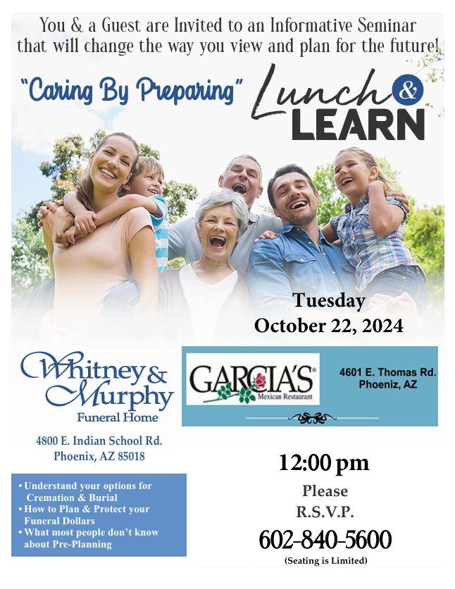 "Caring by Preparing" Lunch & Learn