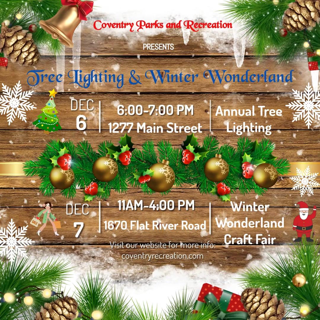 Tree Lighting & Winter Wonderland Craft Fair