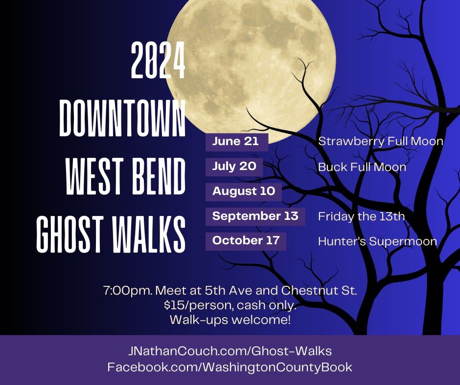 Supermoon Downtown West Bend Ghost Walk