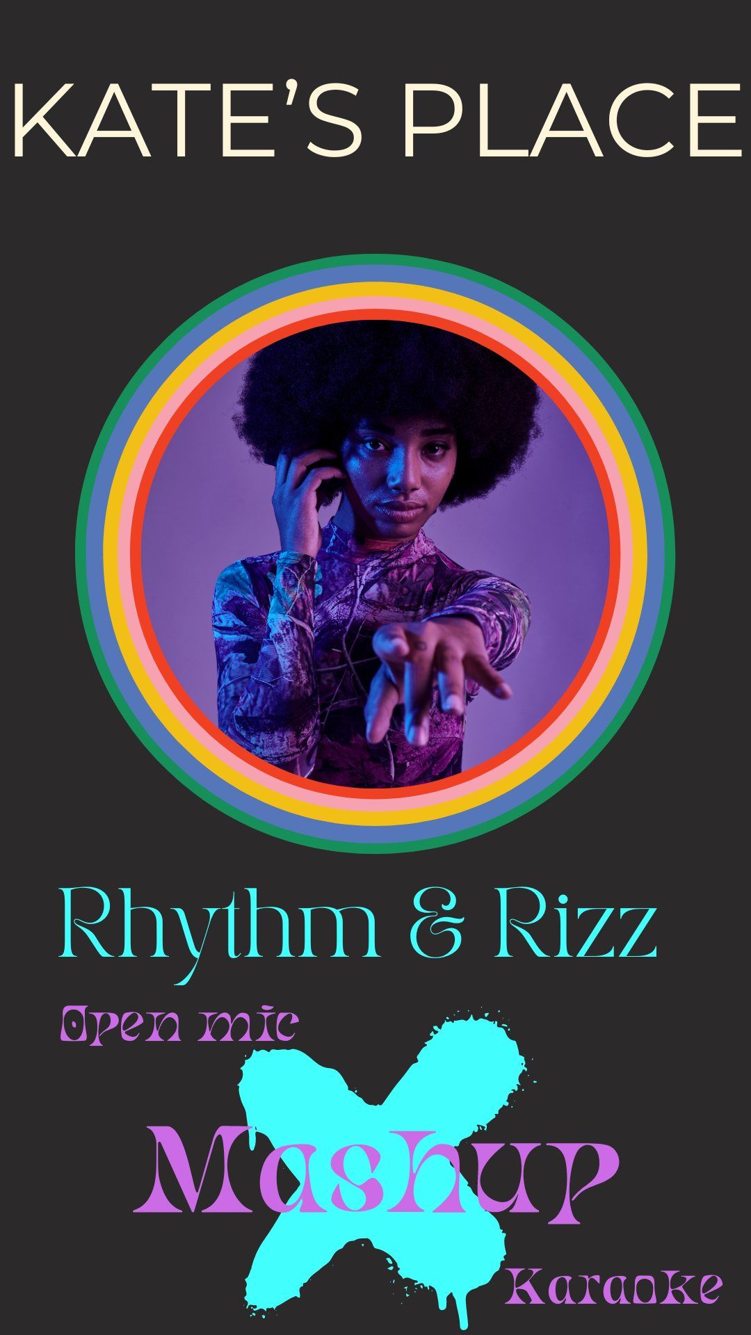 Rhythm & Rizz Open Mic\/Karaoke Mashup - Every 4th Friday