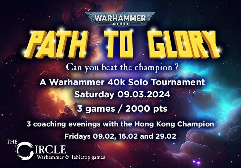 Path To Glory Warhammer 40k solo 2000pts Tournament