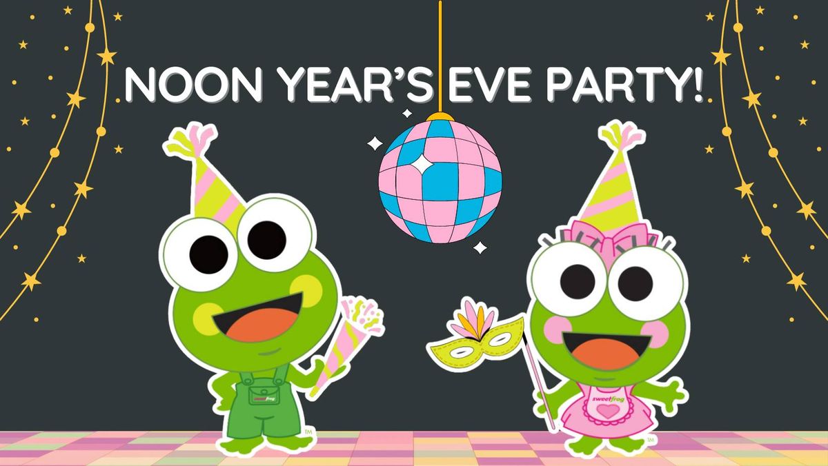 Noon Year's Eve Party at sweetFrog Laurel