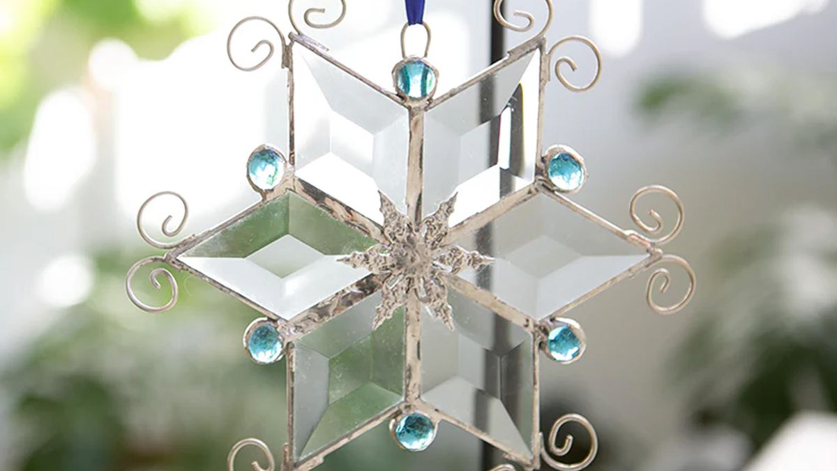 Stained Glass Techniques: Beveled Glass Snowflake