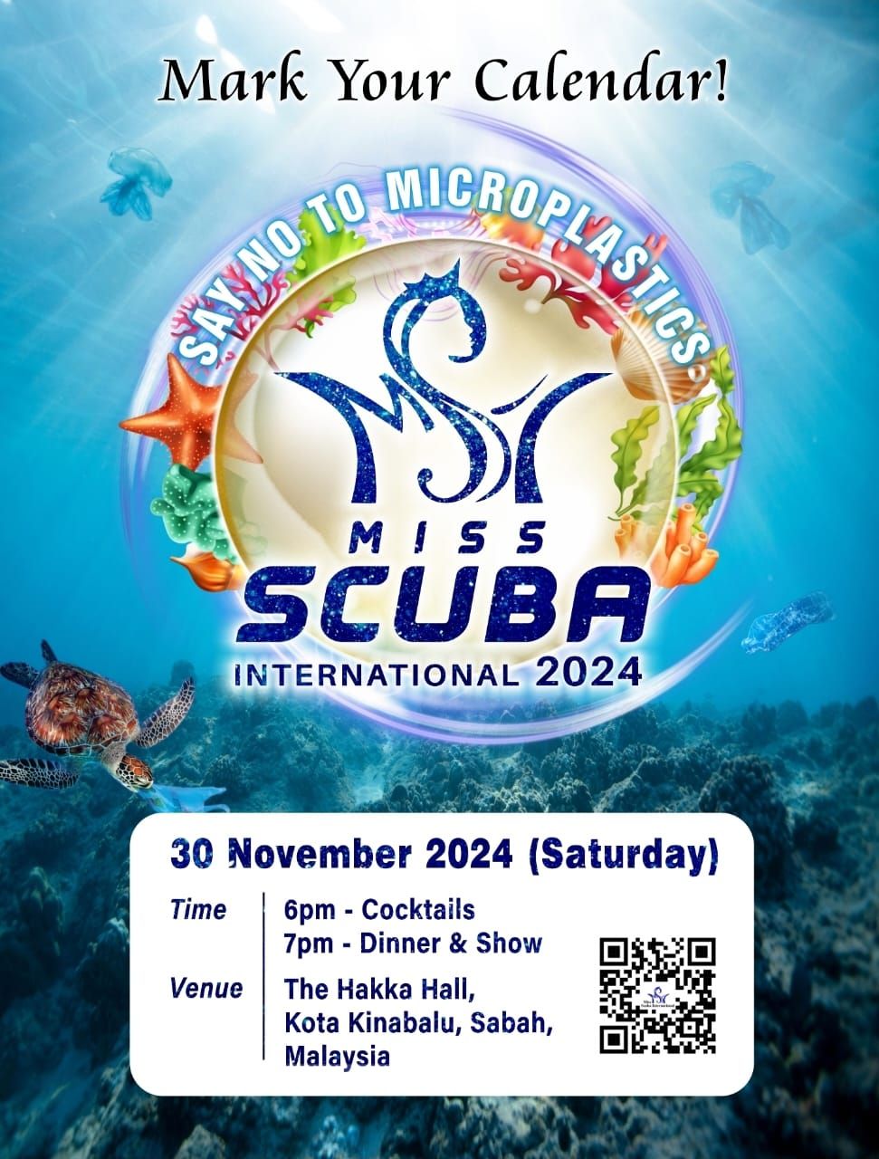 Miss Scuba International 2024, Hakka Hall, Kota Kinabalu, 30 November 2024