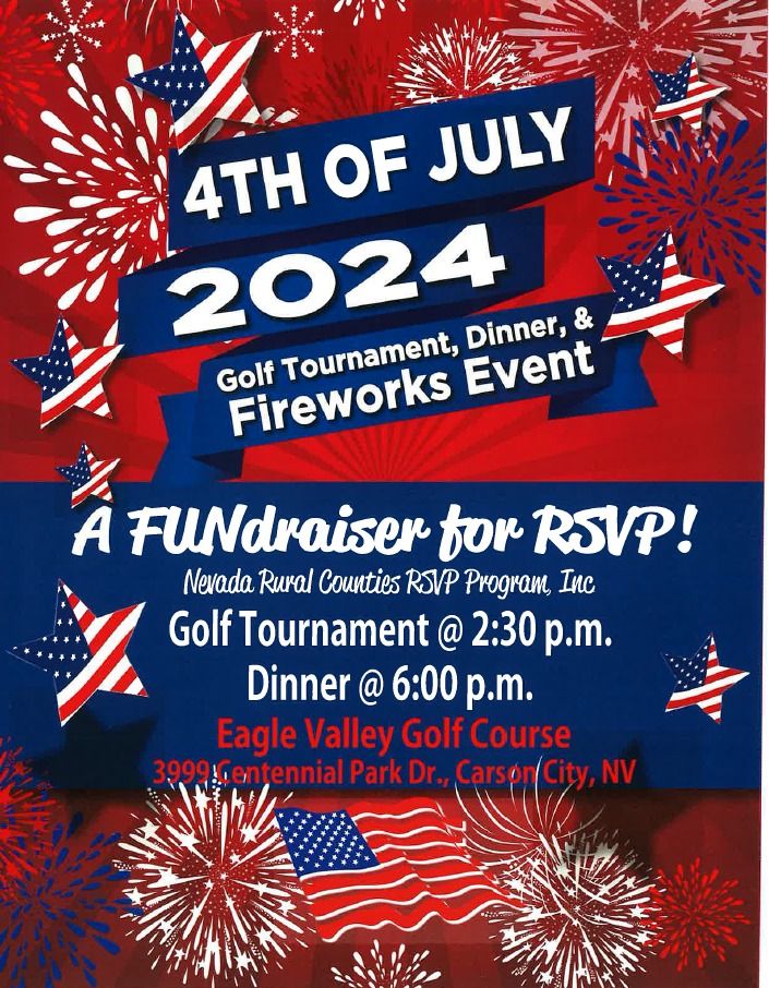 4th of July Celebration Golf Tournament - Dinner - Fireworks