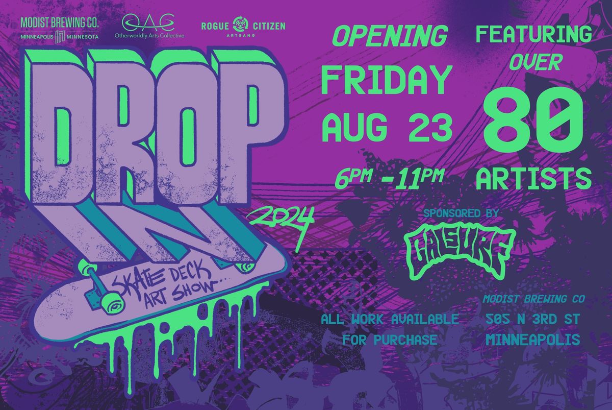 Drop In Skate Deck Art Show