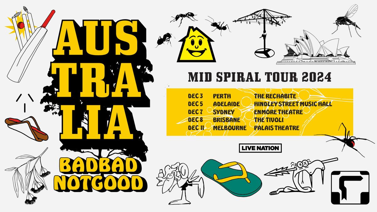 BADBADNOTGOOD - Mid Spiral Tour 2024 | Perth