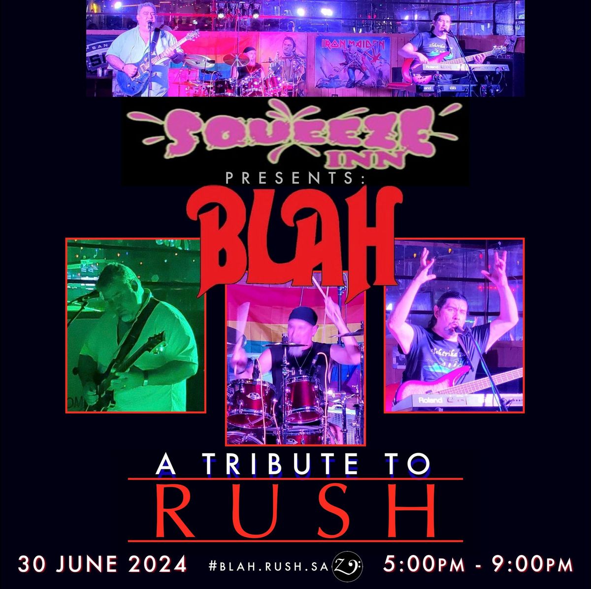 BLAH Rush Tribute at Squeeze Inn