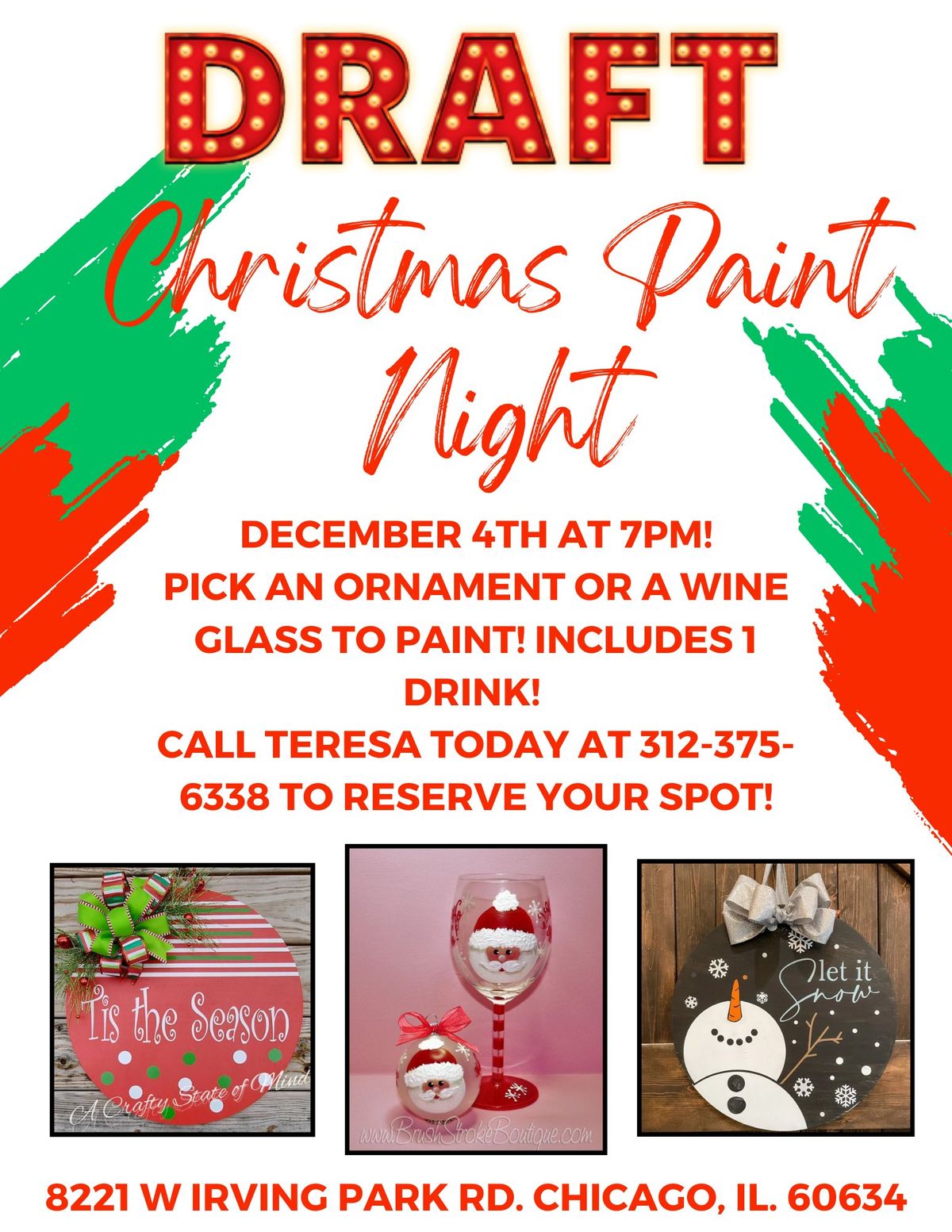 Christmas Paint Night