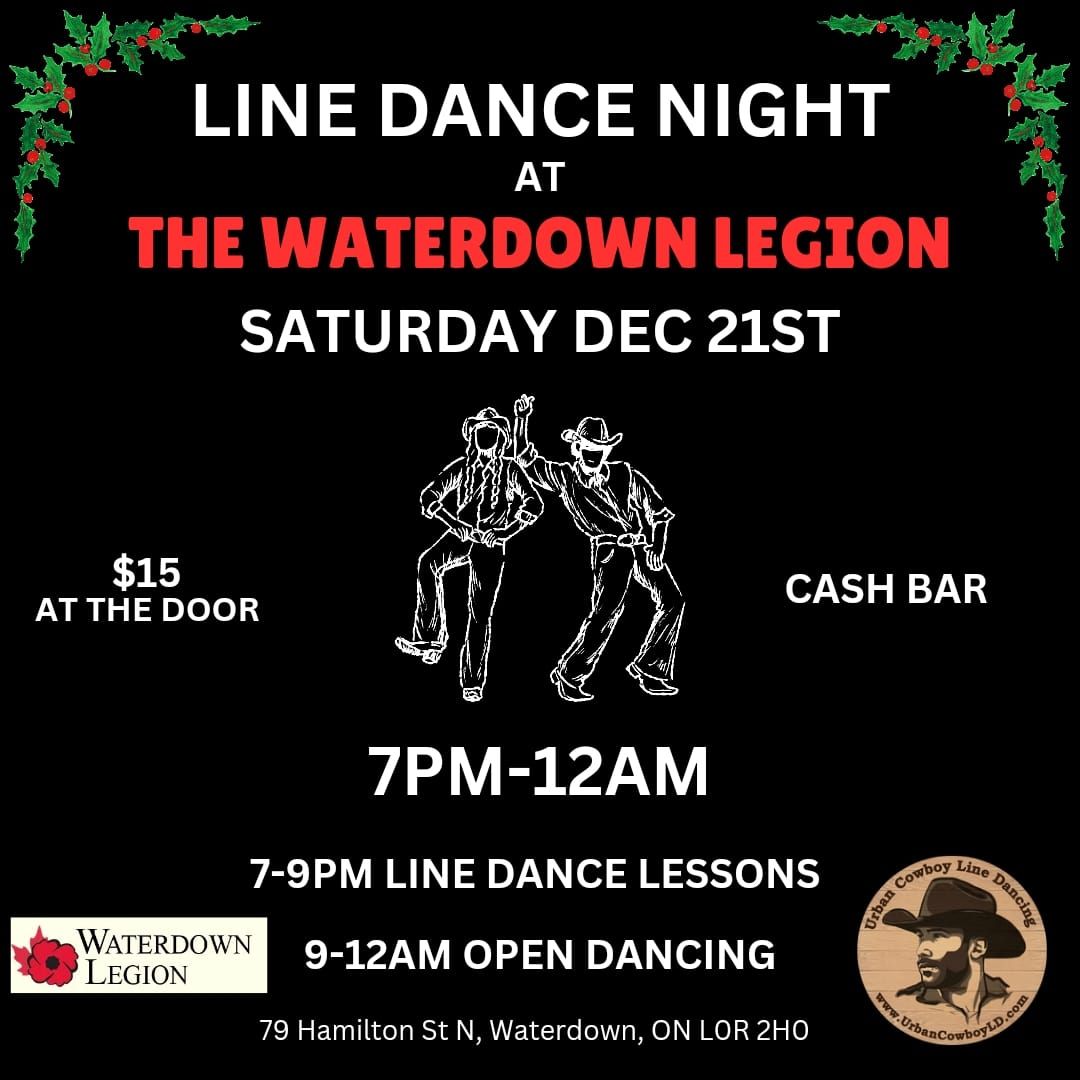 Line Dance Night at Waterdown Legion 