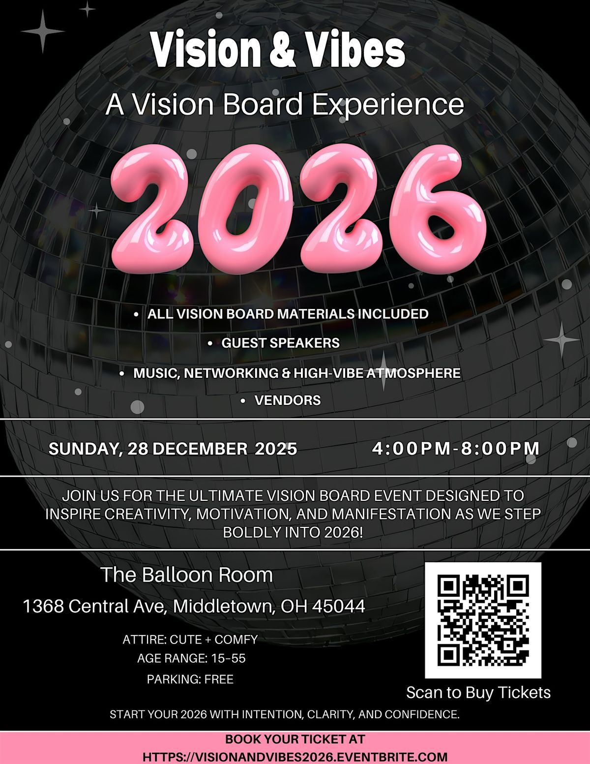 Vision & Vibes: 2026 Vision Board Experience
