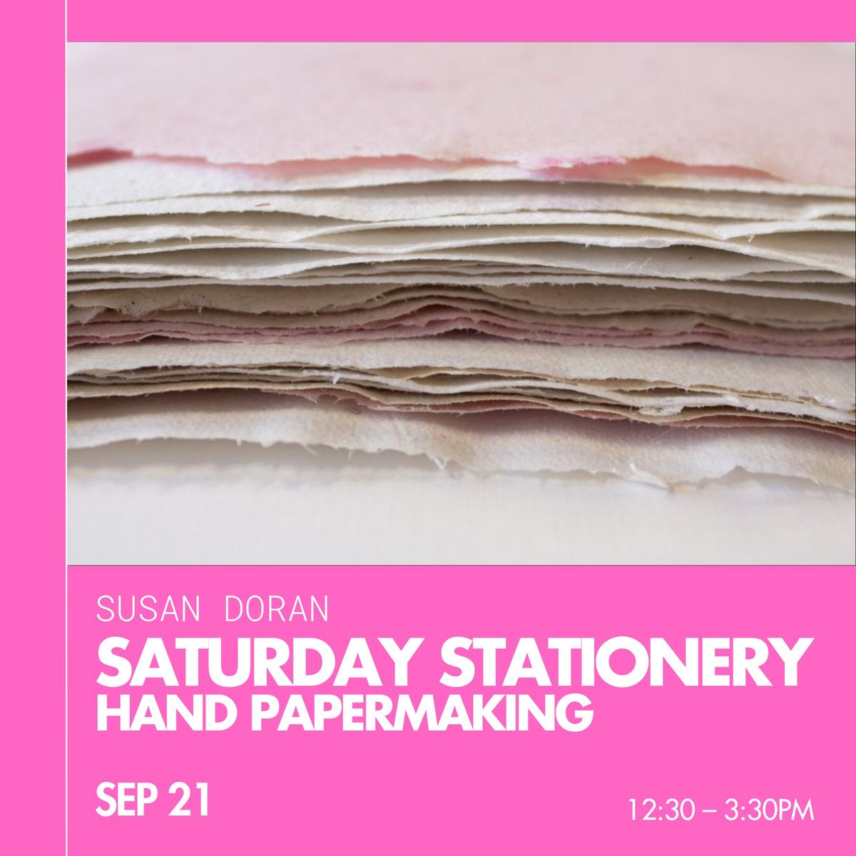 Saturday Stationery: Hand Papermaking