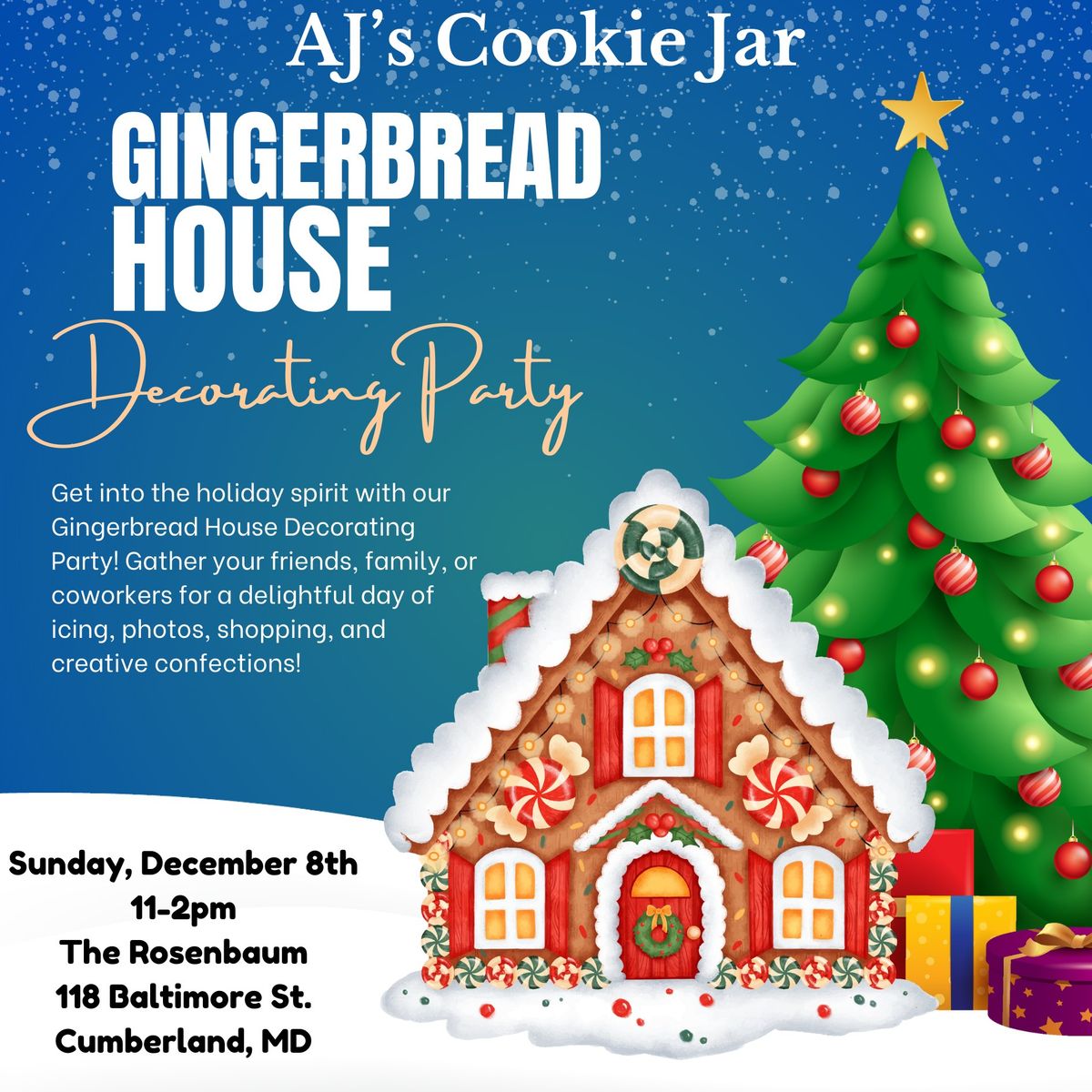 Gingerbread House Decorating Party