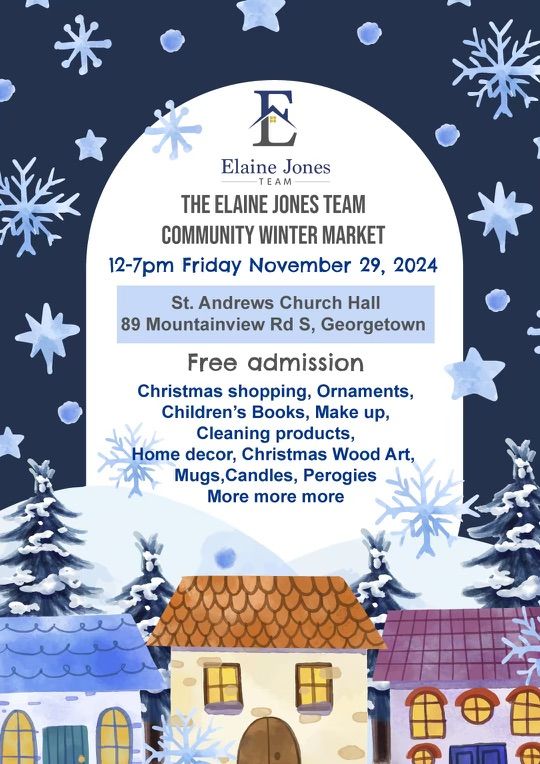 The Elaine Jones Team Community Winter Market