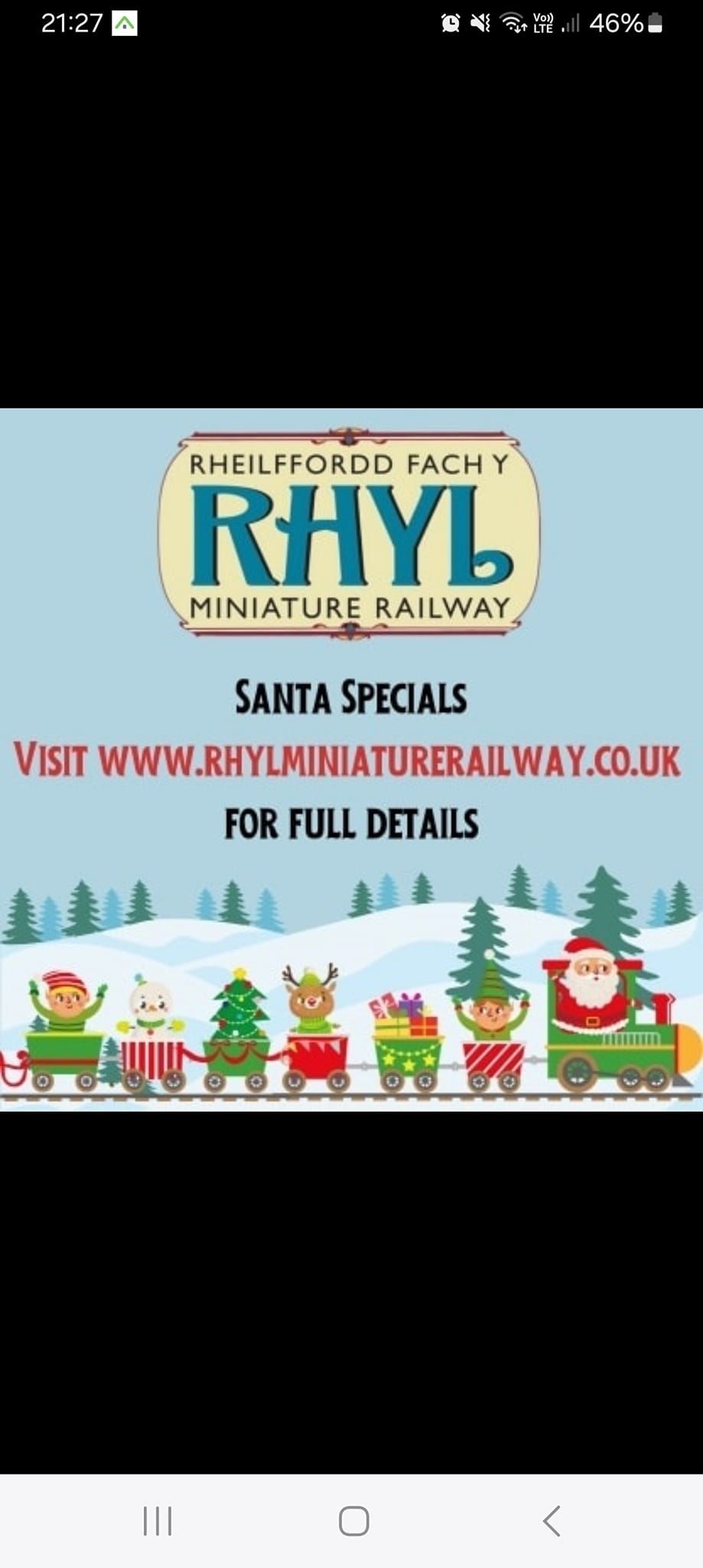 Santa trains final run in