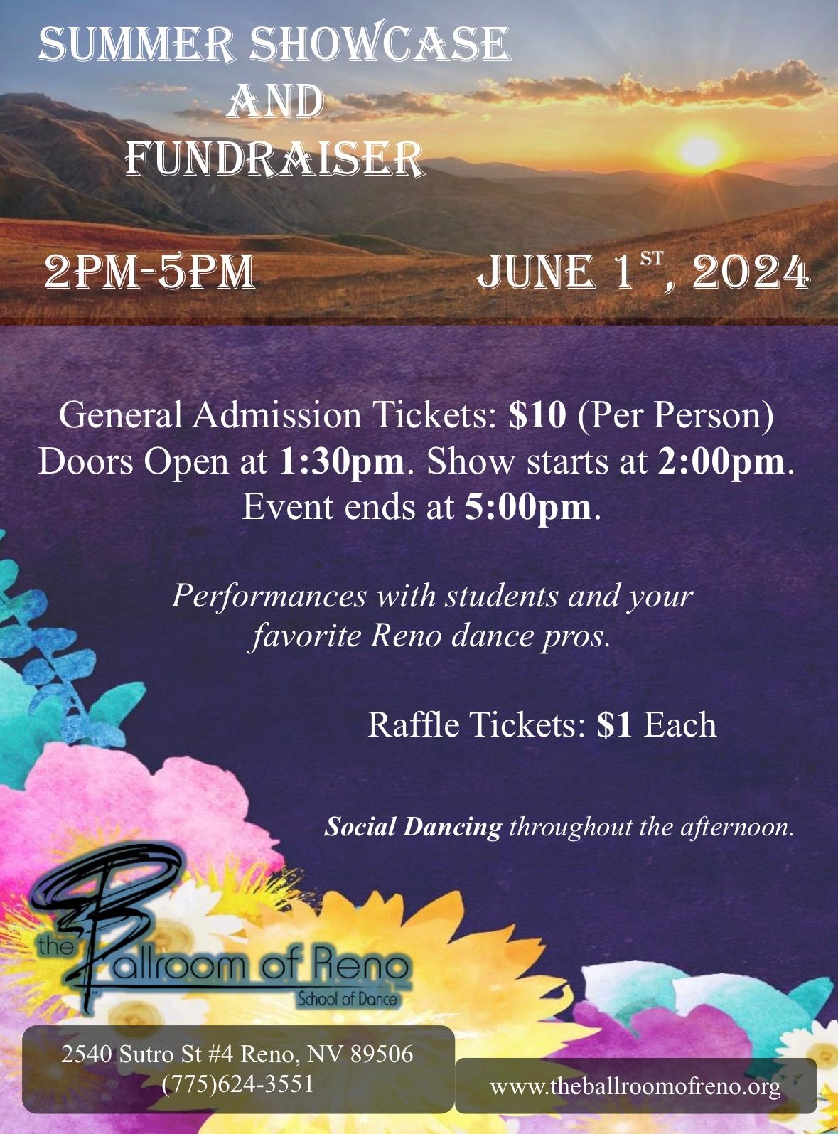 Summer Showcase & Fundraiser 