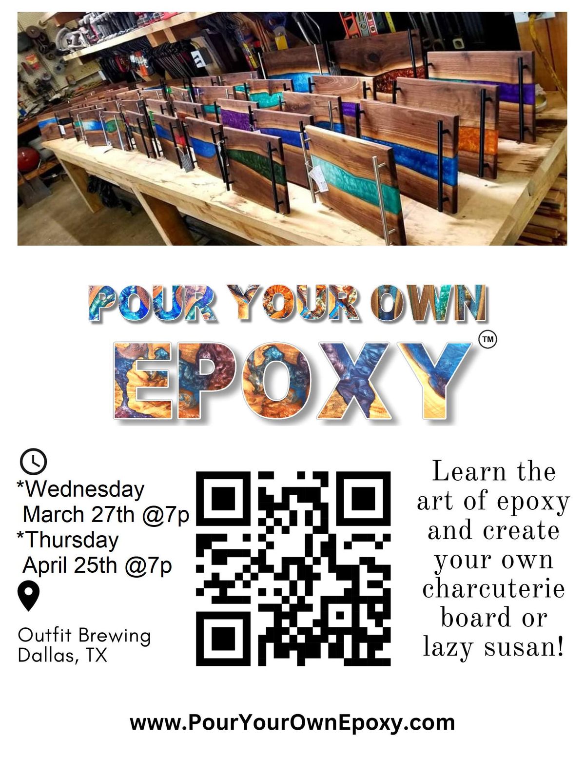 Pour Your Own Epoxy Class