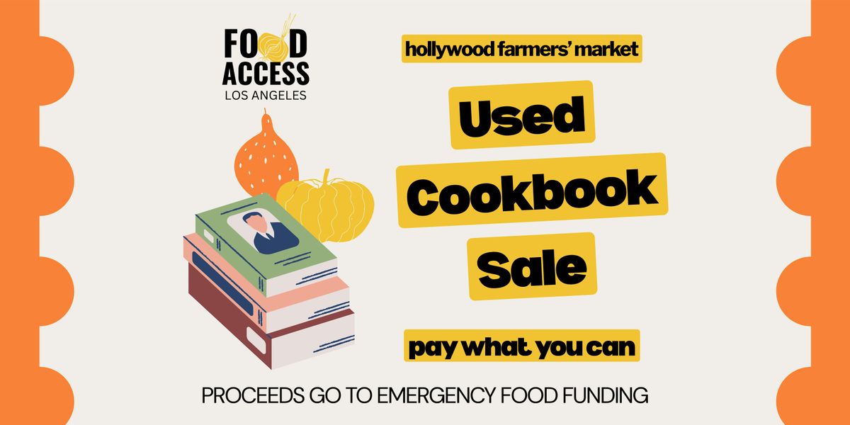 Used Cookbook Sale at the Hollywood Farmers' Market