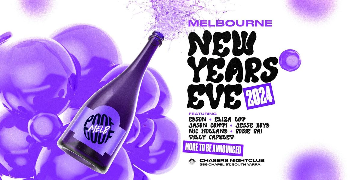 POOF DOOF New Year's Eve - MELBOURNE \ud83e\udd42\ud83c\udf7e