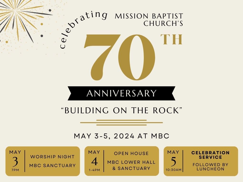 70th Anniversary Celebration Service 