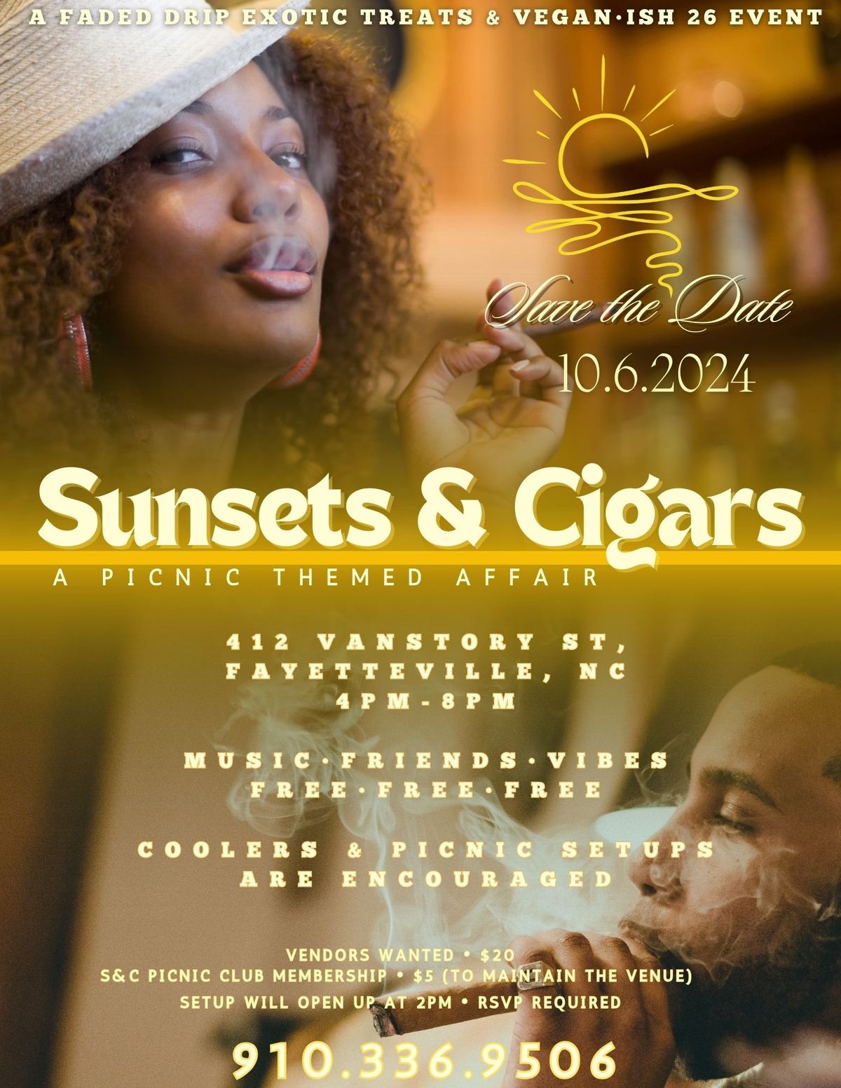 Sunsets & Cigars Picnic Social