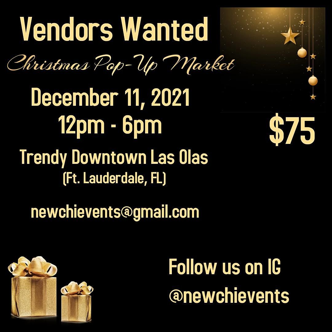 Vendors Wanted for Holiday Festival