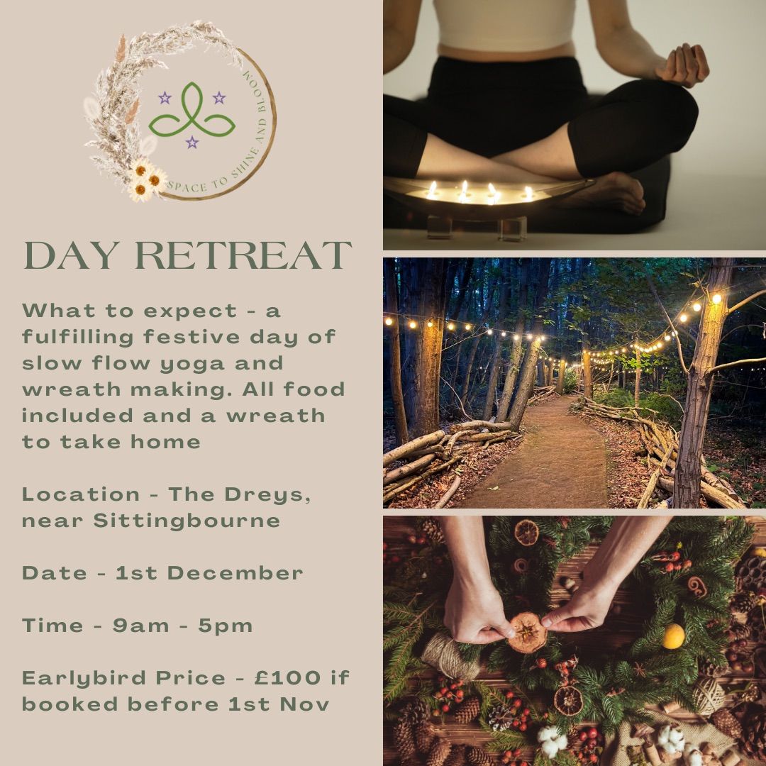 Yoga and wreath making day retreat