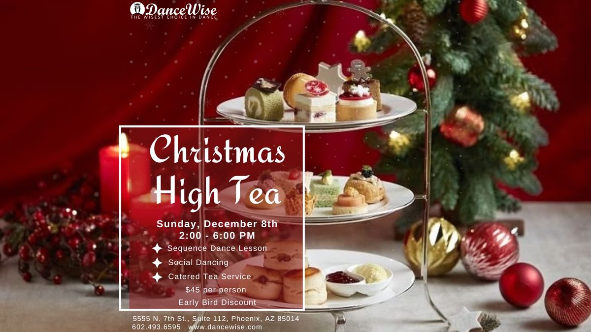 Festive Christmas High Tea Dance in Uptown Phoenix!