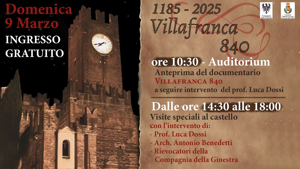 Villafranca di Verona 840\u00b0 Anniversario della Fondazione