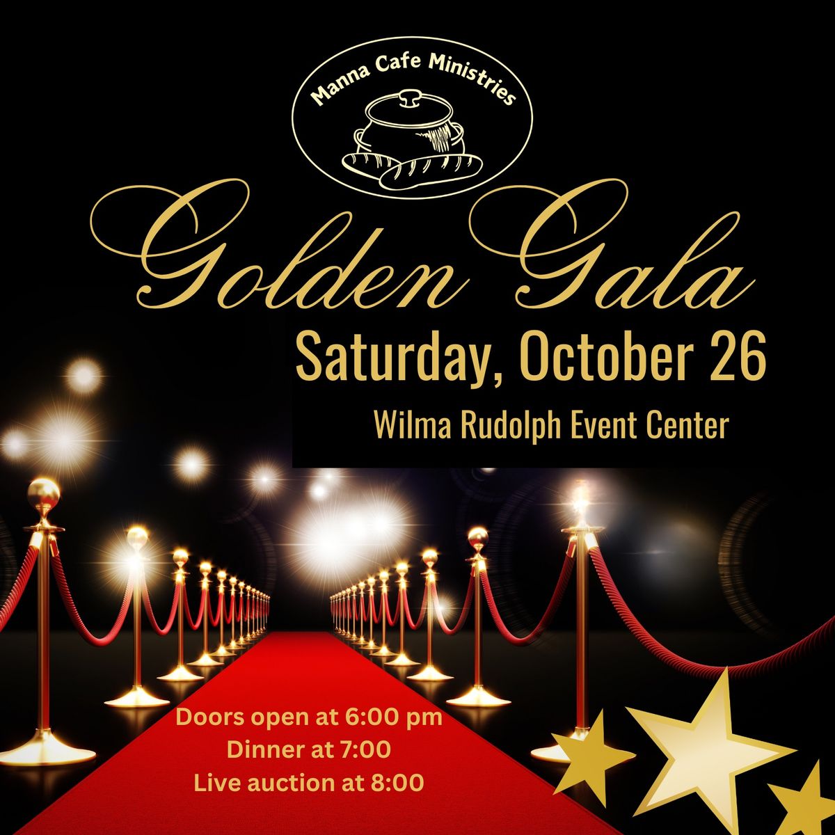 Manna Cafe Ministries Golden Gala