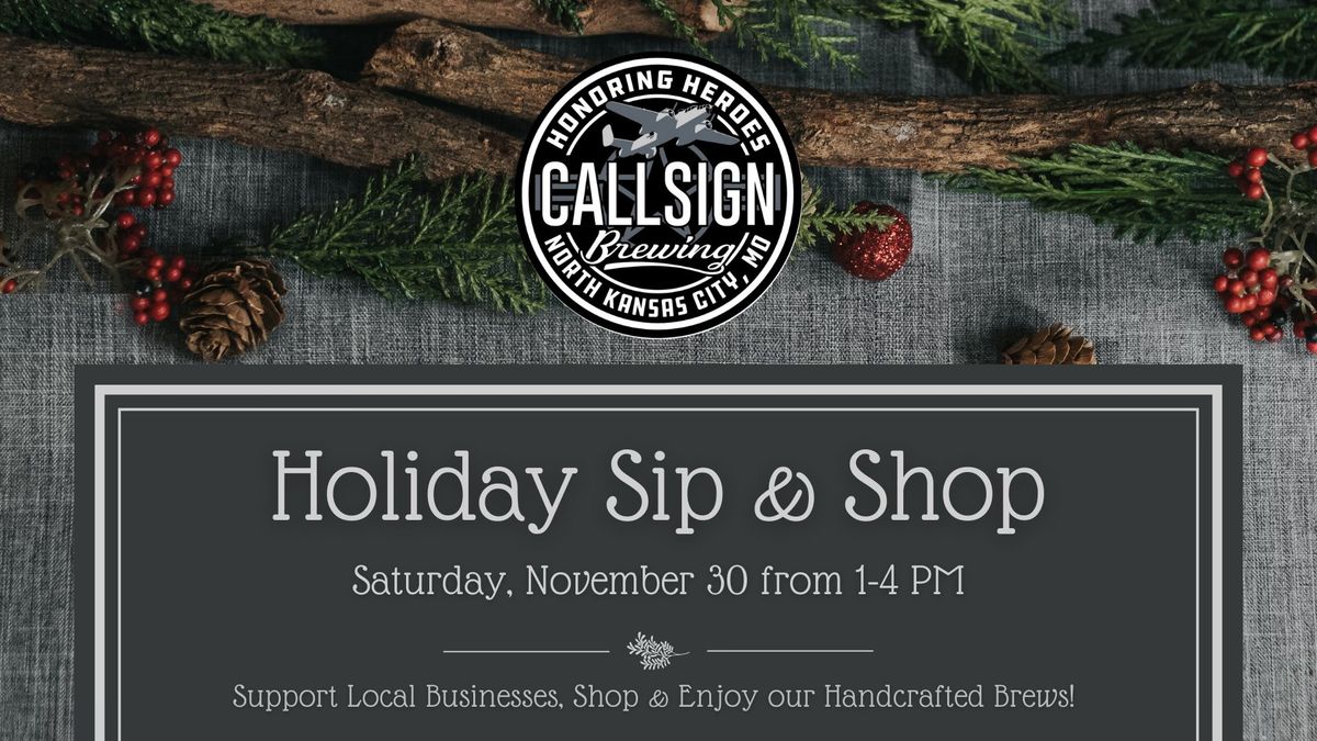 Holiday Sip & Shop