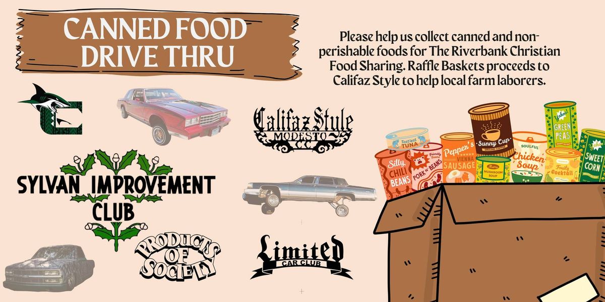Custom Cars Collect Can Food Drive