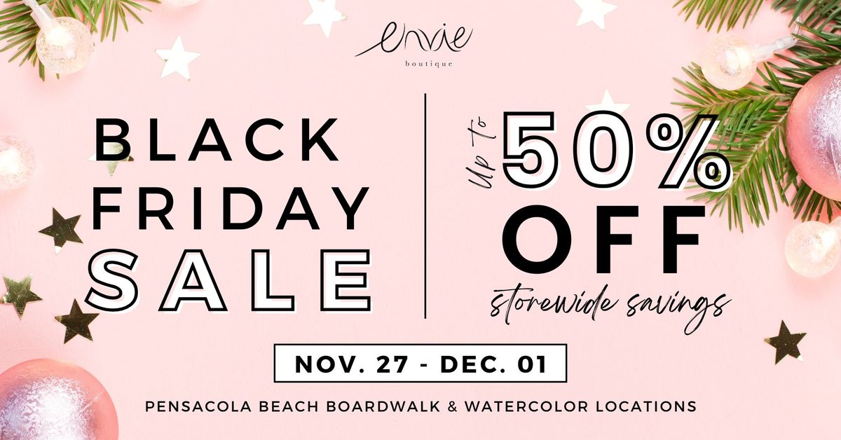 Black Friday Sale: Up to 50% OFF!