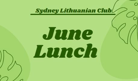 June Lunch at the club 