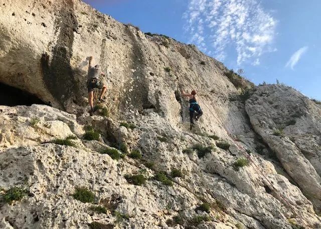 Rock Climbing in G\u0127arg\u0127ur- Blind Cave