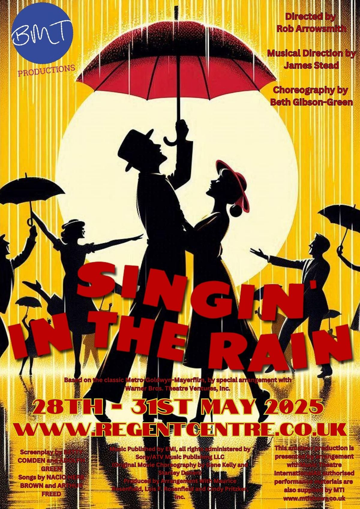 BMT'S 'Singin' In The Rain' at The Regent