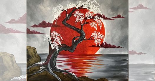 Paint "Japanese Crimson Moon"
