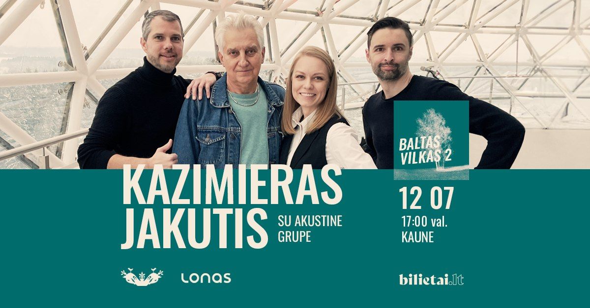 Kazimieras Jakutis su akustine grupe Kaune | BALTAS VILKAS 2