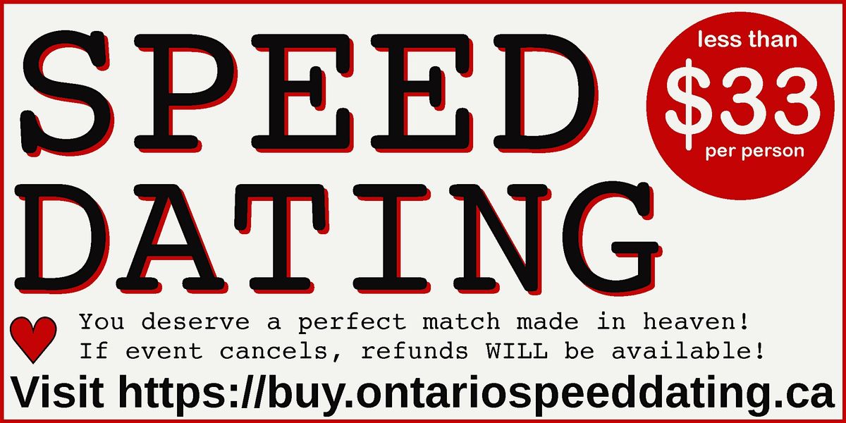 Speed Dating At Thirsty Cactus Dundas (30-50)