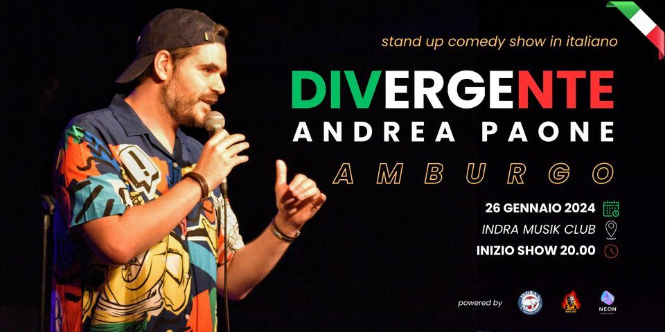 Divergente by Andrea Paone | Stand Up Comedy Night @AMBURGO