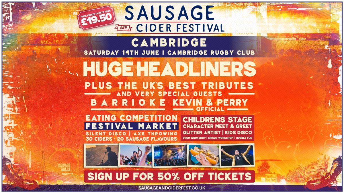 Sausage and Cider Festival - Cambridge 2025