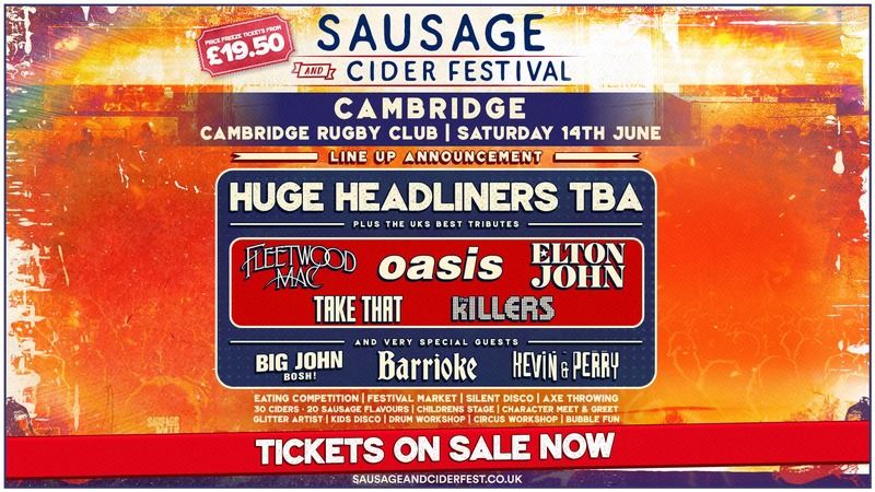 Sausage and Cider Festival - Cambridge 2025