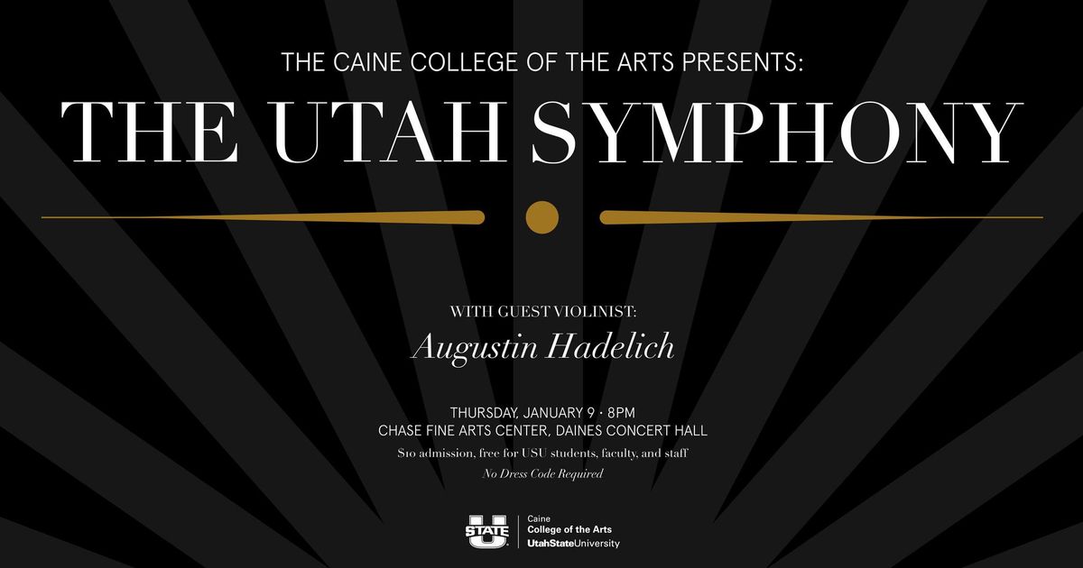 Utah Symphony in Logan Brahms' Violin Concerto with Augustin Hadelich