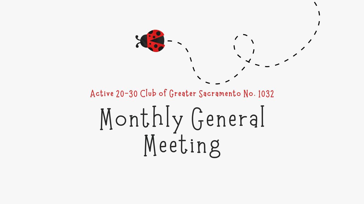 May General Meeting